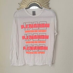 P.E Nation Medium White long sleeve Tee